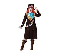 Atosa Mad Hatter Woman Costume Marrone M-L Bambini