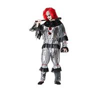 Atosa Costume Da Clown Macabro Uomo Grigio XL