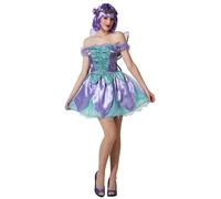 E_0002_S1128968 Bigbuy Carnival Costume per Adulti Porpora Fata Taglia:XL Giocat