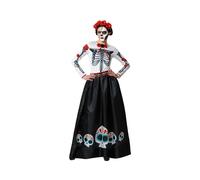 Atosa Costume Da Donna Mexican Skeleton Catrina