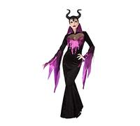 Atosa Costume da donna Regina Malefica, Viola/Nero