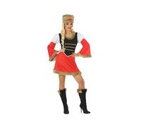Bigbuy Carnival Costume Per Adulti Rosso (2 Pcs) Russa Taglia:m/l S_0301_S111112