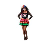 Atosa Costume Da Donna Scheletro Messicana