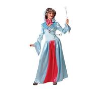 Atosa Costume da fata madrina blu da donna