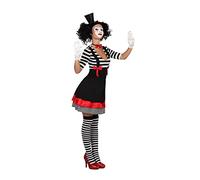 ATOSA - 22974 - Costume Dà Mimo Donna, Misura Xl, Nero / Bianco (schwarz / Weiss) - SPEDIZIONE GRATUITA