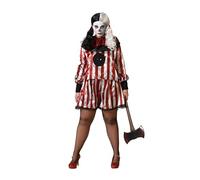Atosa Clown Woman Costume Bianco M-L Bambini