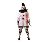 Atosa Costume Paghetta Halloween Abito Bianco Donna Adulto XS