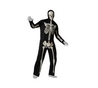 Atosa Costume Da Scheletro Per Uomo Che Si Illumina Al Buio