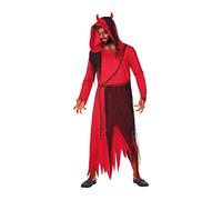 E_0002_S1111205 Bigbuy Carnival Costume per Adulti DISFRAZ DEMONIO M-L Rosso Dem