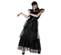 Atosa Costume Donna Morta Nero Adulta XL