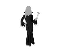 Atosa Costume Fantasma Nero Bambina Infantile 7 A 9 AÑOS