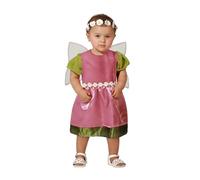Atosa Costume Fata Rosa Con Ali Bambina 6 A 12 MESES