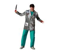 Atosa | Costume Medico del Sangue Uomo Adulto | Medico, Chirurgo| Costumi Horror per Halloween, Carnevale, Feste a Tema | Include Accappatoio | Comodo, divertente e originale | XS-S