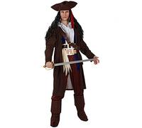 E_0002_S1108463 Th3 Party Costume per Adulti Th3 Party Marrone Pirati (6 Pezzi)