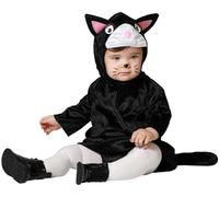 ATOSA | Costume Unisex Gatto Nero Bambino | Tuta con cappuccio, orecchie e coda | Costume comodo e sicuro per Halloween, Carnevale e feste | Tessuto morbido e traspirante | Costumi Bambini | +24 mesi