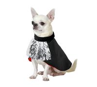Atosa Pet Costume Vampire Cape Black Collar Celebrations Halloween Themed Partie