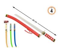 Atosa Spada Samurai 65x11x5 Cm 4 Assorted
