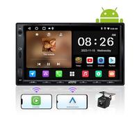 ATOTO A5 Autoradio 2 Din Android, 7" Touchscreen Sistemi multimediali, Wireless CarPlay e Android Auto, Tethering de WiFi/Bluetooth/USB, Telecamera di backup, MirrorLink, 24B-EQ DSP, 2G+32G, FM/RDS