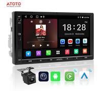 ATOTO A5L Autoradio 2 DIN Android 7 Pollici CarPlay Bluetooth GPS NAVI+Kamera