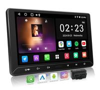 ATOTOEXCEL A5L 10.1'' Autoradio 2 DIN con OBD, CarPlay senza fili e Android Auto senza fili, 2+32G Autoradio Doppio DIN con EQ 48 Bande DSP, Tethering via WiFi/Bluetooth/USB, MirrorLink