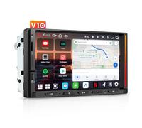 ATOTOEXCEL V10 7" QLED Autoradio 2 Din Android, 6G+128G, 4G LTE/Wi-Fi/USB, Karaoke in Auto, DVR 4 canali, aptX HD Bluetooth5.4, Hi-Fi DSP/4V RCA, CarPlay e Android Auto Senza fili, FM/RDS/GPS