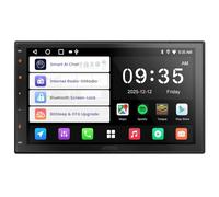 ATOTOZONE 7" Autoradio Android 2 Din CarPlay Android Auto Wireless, Connessione Bluetooth IoT, Wi-Fi/Bluetooth/USB, Localizzazione GPS, Assistente AI Geolocalizzato, BGSleep, EQ/RDS/DSP, MirrorLink