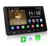 ATOTOZONE A5L 10.1" Autoradio 2 Din Android, Wireless CarPlay e Android Auto, 2G+32G, Tethering via WiFi/BT/USB, Stereo auto bluetooth con schermo, MirrorLink, 24B-EQ DSP, FM/RDS/GPS/SWC, Chat AI