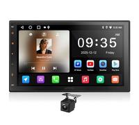 ATOTOZONE A5L Android Autoradio 2 Din con Telecamera Posteriore, Wi-Fi/Bluetooth/USB, Wireless CarPlay&Android Auto, 7 pollici Stereo Auto con GPS, Mirror Link, 24 EQ&DSP, SSRadio/FM RDS