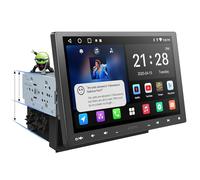 ATOTOZONE A5L Autoradio Android 10 Pollici Adattivo per 1DIN&2DIN, Schermo Futtuante, CarPlay e Android Auto Senza Fili, Tethering via WiFi/BT/USB, Mirrorlink, DSP/FM/RDS, 2G+32G, A5LG110T