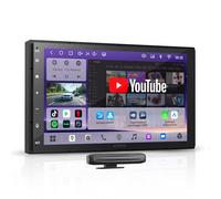 ATOTOZONE Autoradio 2 Din Android, 7" QLED Schermo Touch 4G+64G Sistemi multimediali, Wireless CarPlay e Android Auto, 4G LTE, WiFi/BT/USB, Hi-Fi DSP w/ 4V Pre-Outs, Chat IA & Tracciamento GPS,FM/RDS