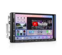 ATOTOZONE S8 Gen4 Android Autoradio 2DIN con Schermo da 7 pollici con Illuminazione Ambientale, Avviso di Incidente d’Emergenza, Sorveglianza del Parcheggio, Hi-Fi DSP con Uscita Pre-Out da 4V