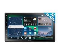 ATOTOZONE X10 7" QLED DAB Autoradio 2 Din Android, 8G+128G, Carplay Senza Fili & Android Auto, 4G LTE, DSP & 36B-EQ, Audio 7.1.2 Canali, Ingresso HDMI, Assistente AI, Tracciamento GPS, X10DG2B7E