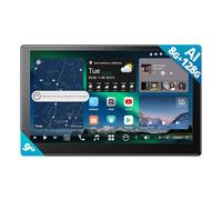 ATOTOZONE X10 9" QLED DAB Autoradio 2 Din Android, 8G+128G AI Stereo Auto, 4G LTE, Carplay Senza Fili & Android Auto,DSP & 36B-EQ, Audio 7.1.2 Canali, FLAC, Ingresso HDMI, Tracciamento GPS, X10DG209E