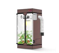 ATOUR Big Vision 2x2 Grow Tenda, 61 x 61 x 122 cm a doppia densità 1680D Diamond Mylar Canvas per coltura idroponica indoor