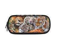 ATOurDealss Astuccio per matite con porcellino d'India per ragazze e ragazzi, astuccio per penne resistente, regalo adatto per bambini, forniture per lo studio, organizer carino criceto portamonete