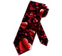 ATOurDealss Cravatta da uomo con cuori di San Valentino, Come mostrato, Taglia unica