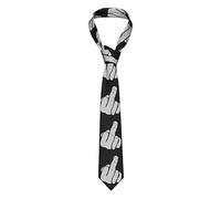 ATOurDealss Cravatta da uomo con dita medie, magro, alla moda, per matrimoni, feste, affari, Come mostrato, Taglia unica