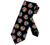 ATOurDealss Cravatta puzzle da uomo Fun and Games Puzzle Cube Cravatta by, Come mostrato, Taglia unica