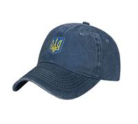 ATOurDealss Lesser Coat of Arms of Ukraine Baseball Cap Uomo e Wome UVBaseball Cap Regolabile Outdoor Casual Cap, blu navy, Taglia unica