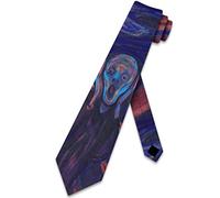 ATOurDealss The Scream Ties - Cravatte Edvard Munch, Come mostrato, Taglia unica