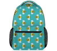 ATOurDealss Zaino a tracolla con motivo api dolcissime, borsa a tracolla per la scuola, borsa da viaggio, casual, per studenti universitari, ragazze, donne, cartoni animati con api dolci, Come