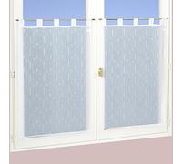 Atout Ciel Coppia di Tende a Zampe, pronte da Appendere, 2 x 45 x 120 cm, Colore: Bianco