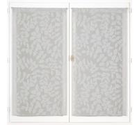 Atout Ciel Coppia di tende con passapasta pronte da appendere, 2 x 60 x 160 cm, grigio chiaro