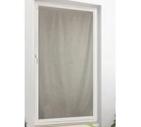 Atout Ciel Tenda in camoscio termico foderata in pile, 60 x 120 cm, pronta da appendere, finitura a tunnel, grigio