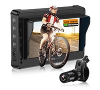 ATOVANKA Telecamera posteriore con batteria da 10 ore per bicicletta, ebike, mountain bike