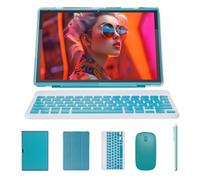 ATOZEE Tablet 2 in 1 Android 14 Tablet con tastiera 10 pollici Tabletas, Include Mouse Stylus Pen Case, 6000mAh 6GB+32GB ROM 1TB Tablet espandibile, 2MP+8MP Dual Camera, WiFi-6 BT Tablet PC.