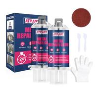 ATP ADT 160g Colla Epossidica Bicomponente, Colla Metallo Liquido, Colla per Metallo Extra Forte Adatto per Raccordi in Acciaio Inossidabile, Lega di Alluminio