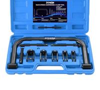 ATPEAM Strumento Universale Smonta Molle Ammortizzatori per Auto e Moto, Compressore Molle Senza Smontaggio, Kit Professionale (10 Pezzi, Blu)