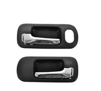 ATPONCX Maniglia per porta interna 2 pezzi anteriore posteriore interni auto maniglia interna della porta cromata nera/adatta for 2001 2002 2003 2004 2005 Honda Civic berlina(Front Left and Right)