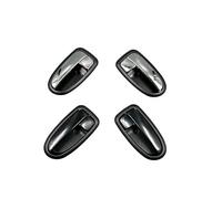 ATPONCX Maniglia per porta interna/Misura for Hyundai Matrix 2001-2010 Placcatura e maniglia interna for porta anteriore nera lato passeggero posteriore(Fornt right)
